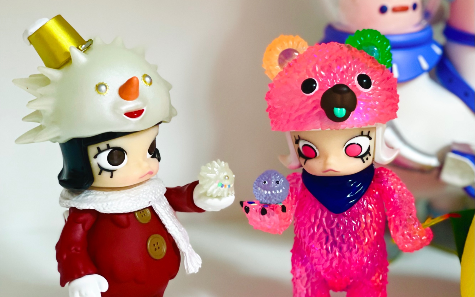 沉浸开盒molly大久保潮玩拆箱 开出了最喜欢的和最不喜欢的 很开心也