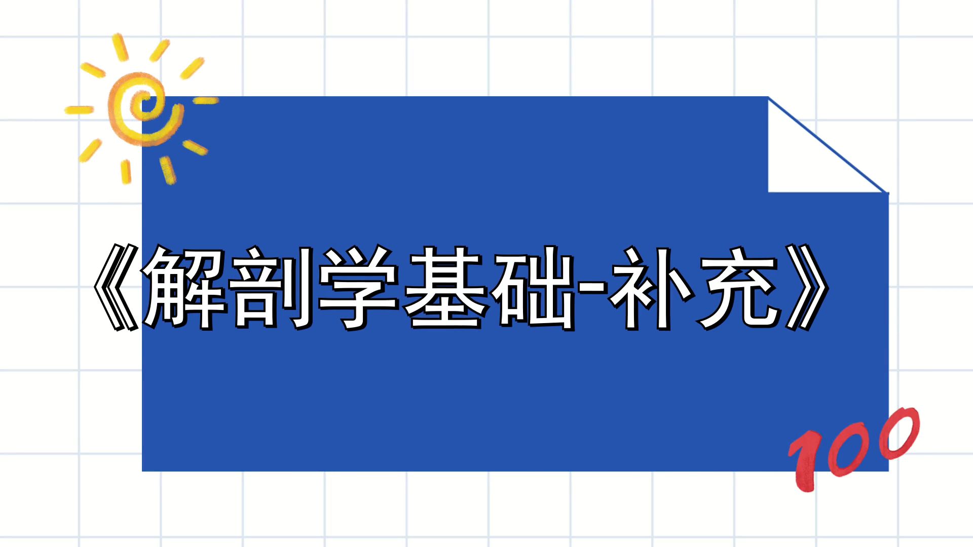 [图]《解剖学基础-补充》助你轻松备战考试！考试全攻略！备考攻略，知识点总结+真题题库+名解+重点笔记