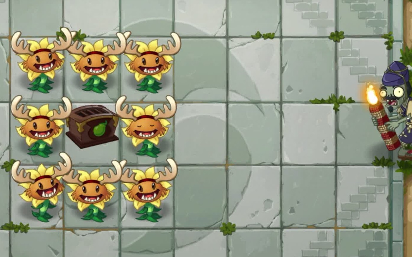 这个花火僵尸怎么不动了?