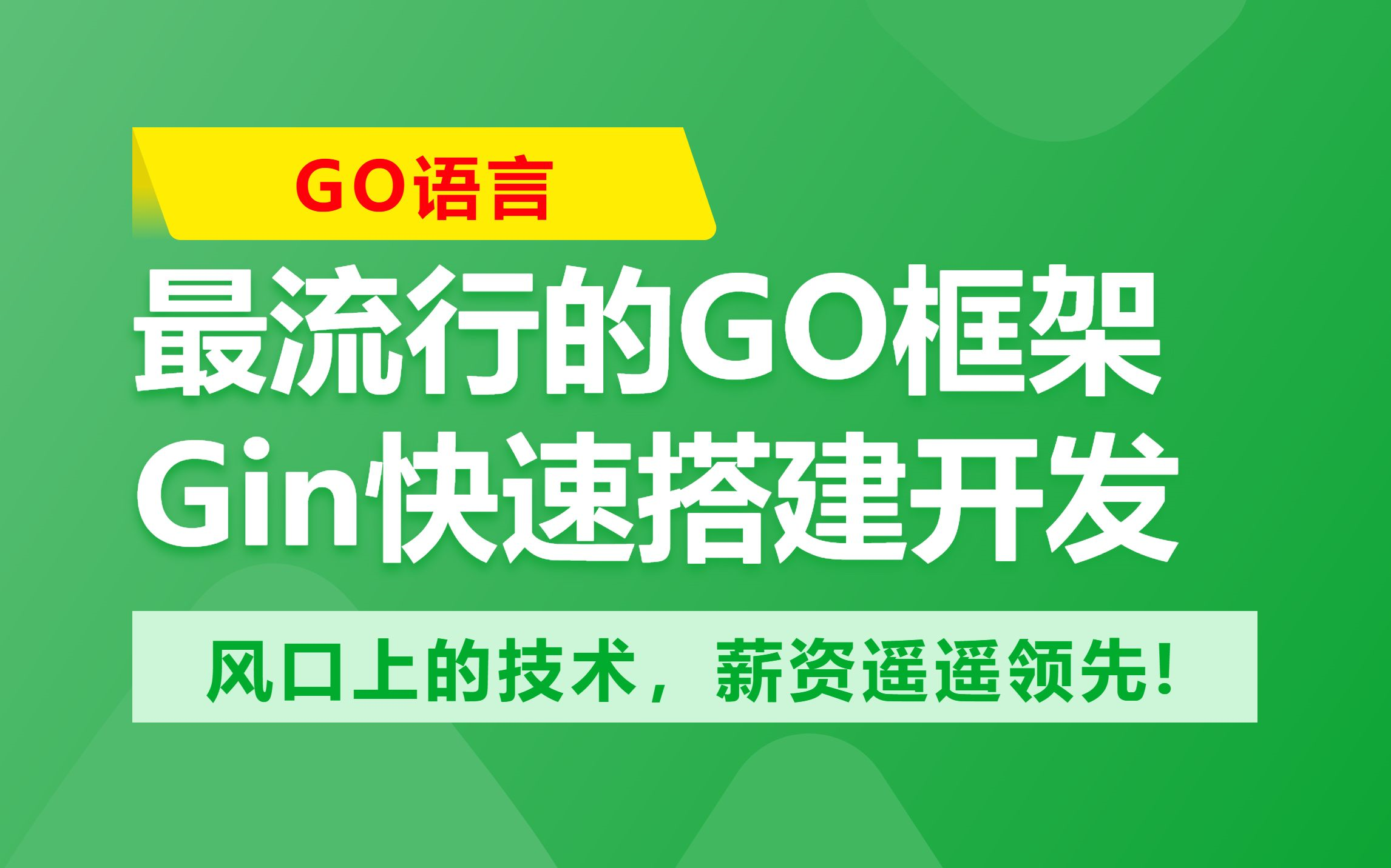 2024最新版go框架教程,大厂工程师带你学Gin框架,一套课程带你入门到精通!哔哩哔哩bilibili