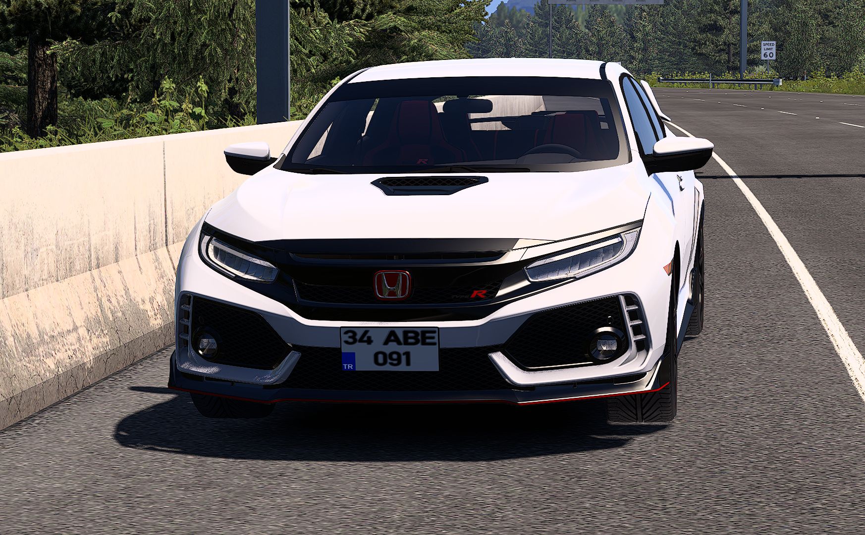 欧美卡通用mod:本田思域type r fk8 1.49x