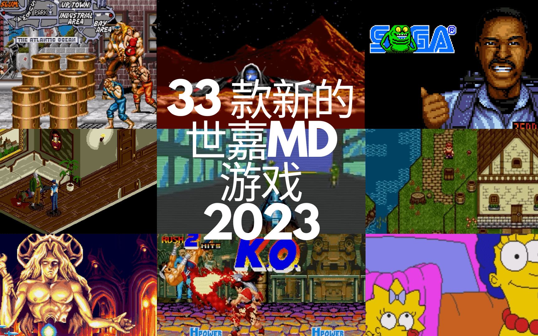 [图]2023年33款正在开发中新的世嘉MD游戏