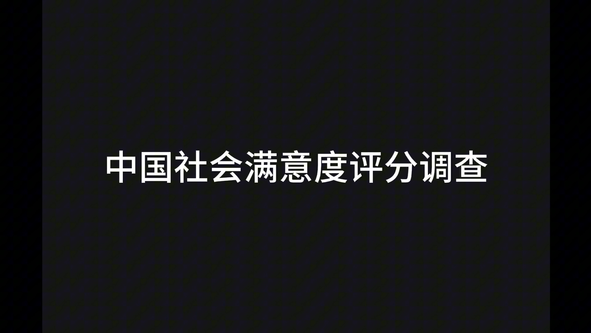 中国社会满意度评分调查,点开即可打分哔哩哔哩bilibili