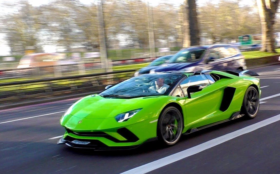 各种超级跑车街拍,兰博基尼 Aventador S 疯狂野兽的咆哮!(原标题翻译)哔哩哔哩bilibili