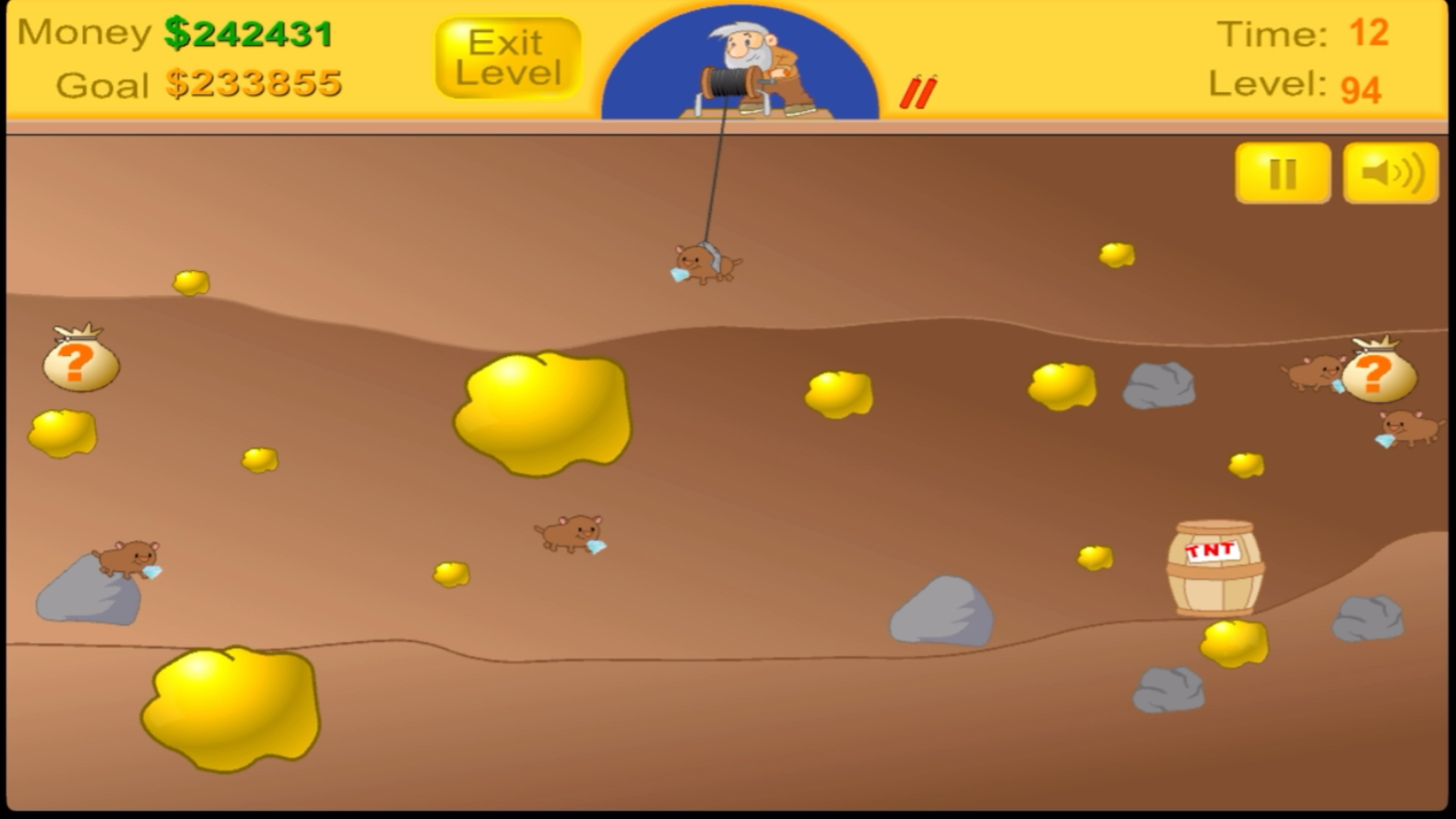 虽然 但是/ 黄金矿工抓钻石合集