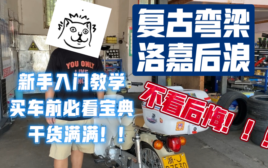 【弯梁教学】新手买车前必看 复古弯梁super cub 洛嘉后浪 干货满满 无脑级入门基础教学哔哩哔哩bilibili