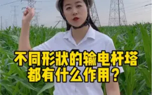 Tải video: 不同形状的输电杆塔，都有什么作用？