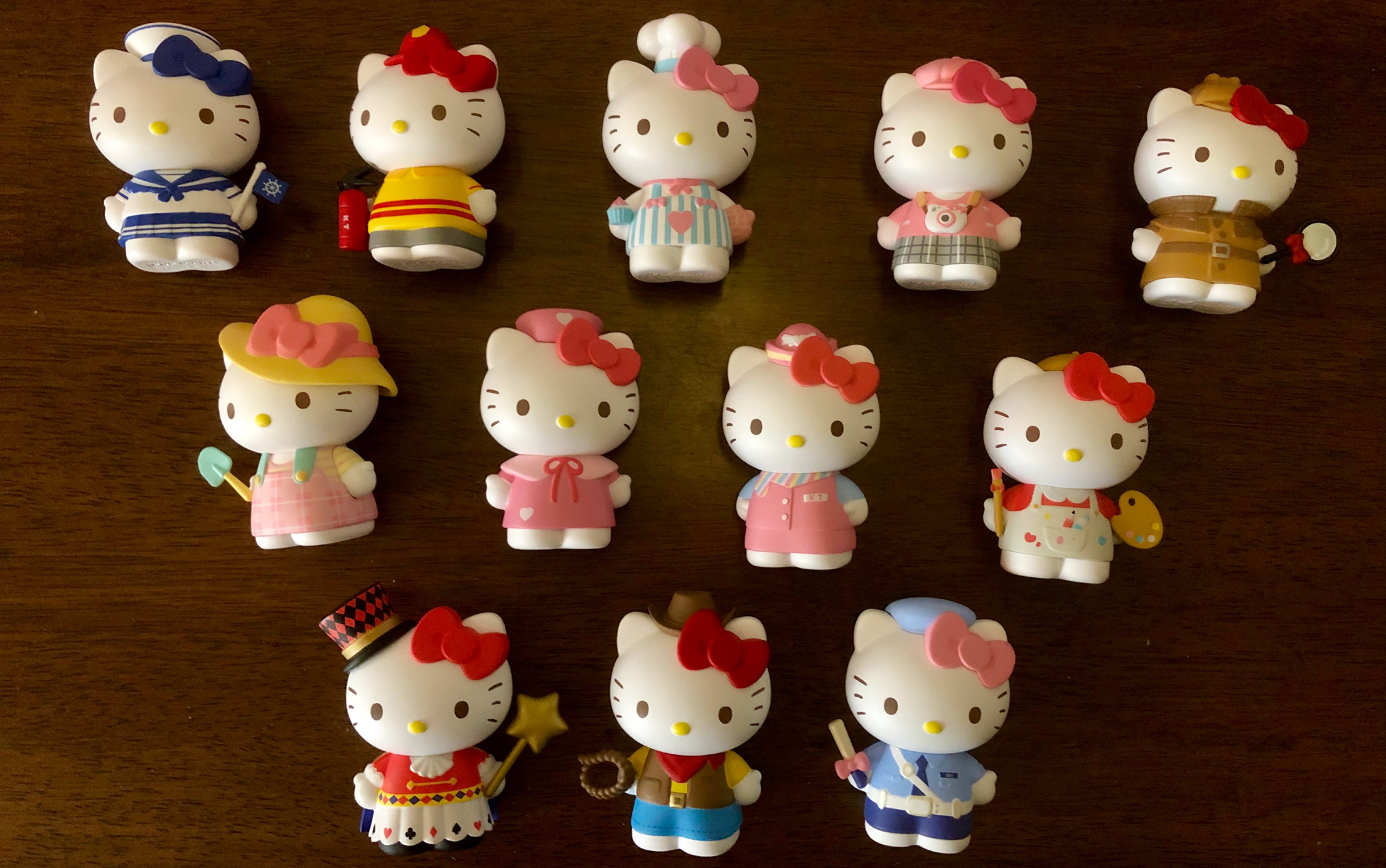 [泡泡玛特 popmart] hello kitty 职业系列盲盒开箱视频_哔哩哔哩 (゜