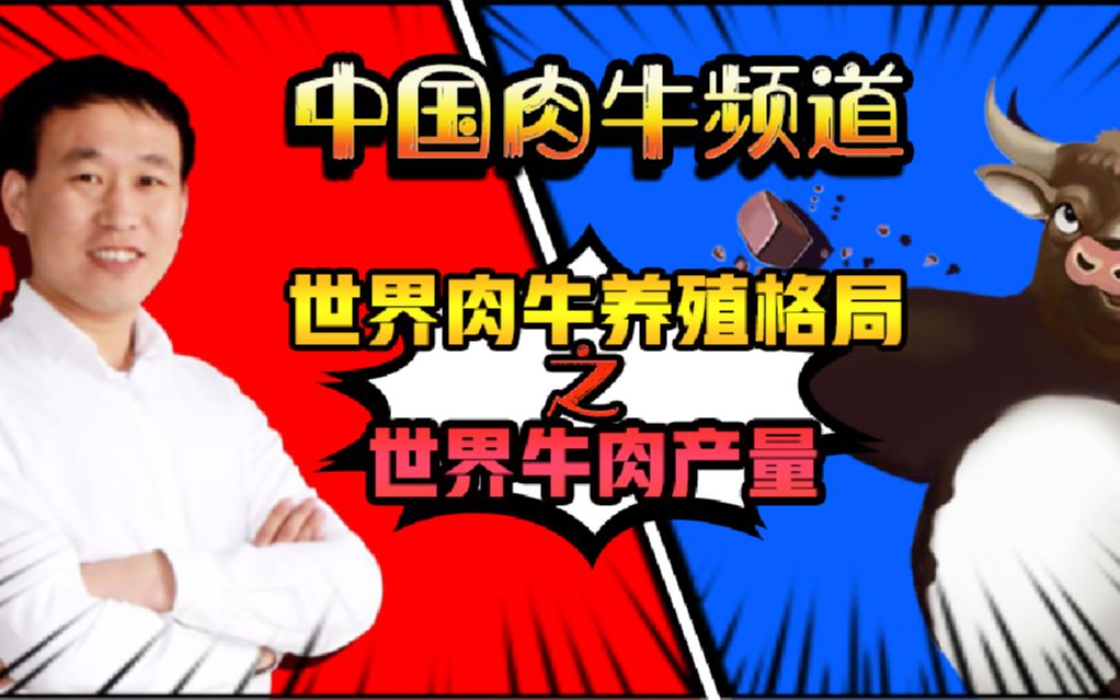 中国肉牛频道科学养牛微课堂世界肉牛养殖格局之世界牛肉产量哔哩哔哩bilibili