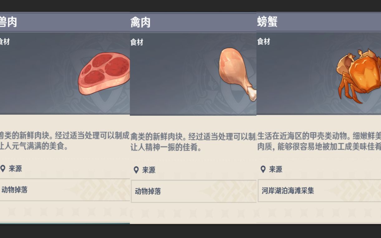 禽肉原神图片