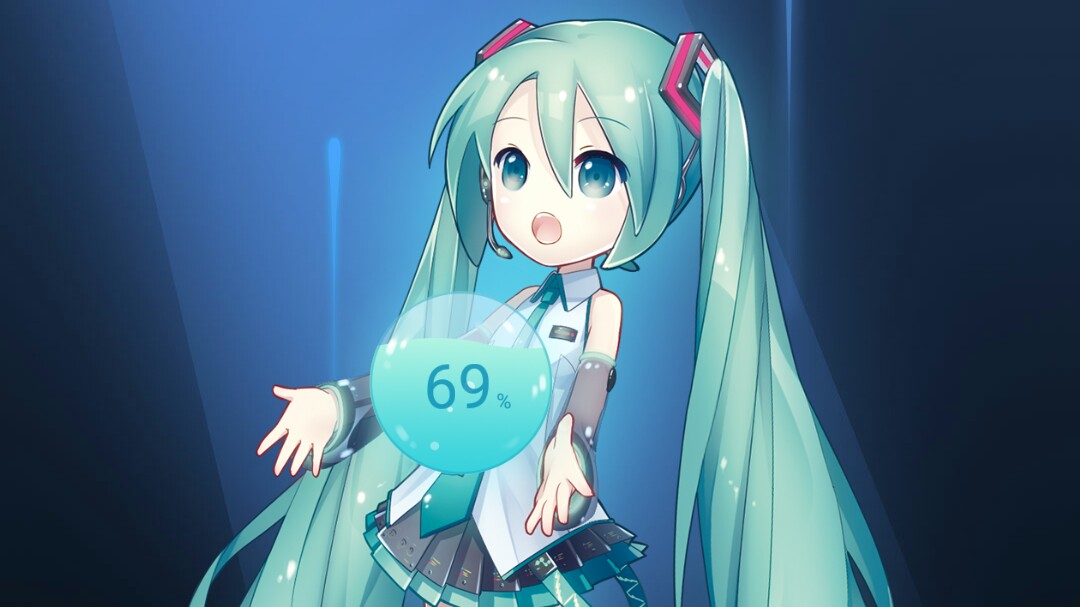 来看看初音未来的小米定制主题【竖屏】