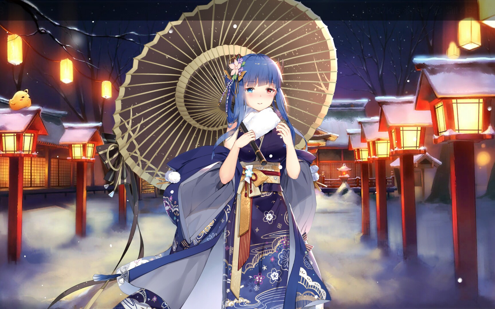 【碧蓝航线】伊吹新皮肤永梦的青女l2d