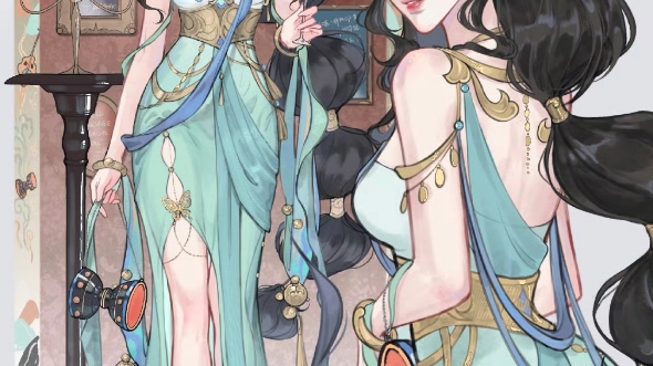 王者荣耀# 貂蝉·遇见胡旋·晚宴