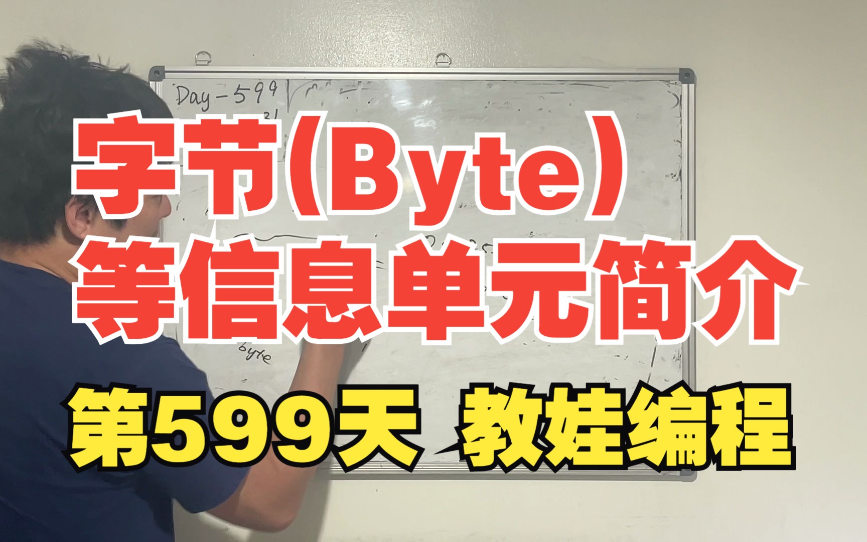 第599天 教娃编程  字节(Byte)等信息单元简介哔哩哔哩bilibili