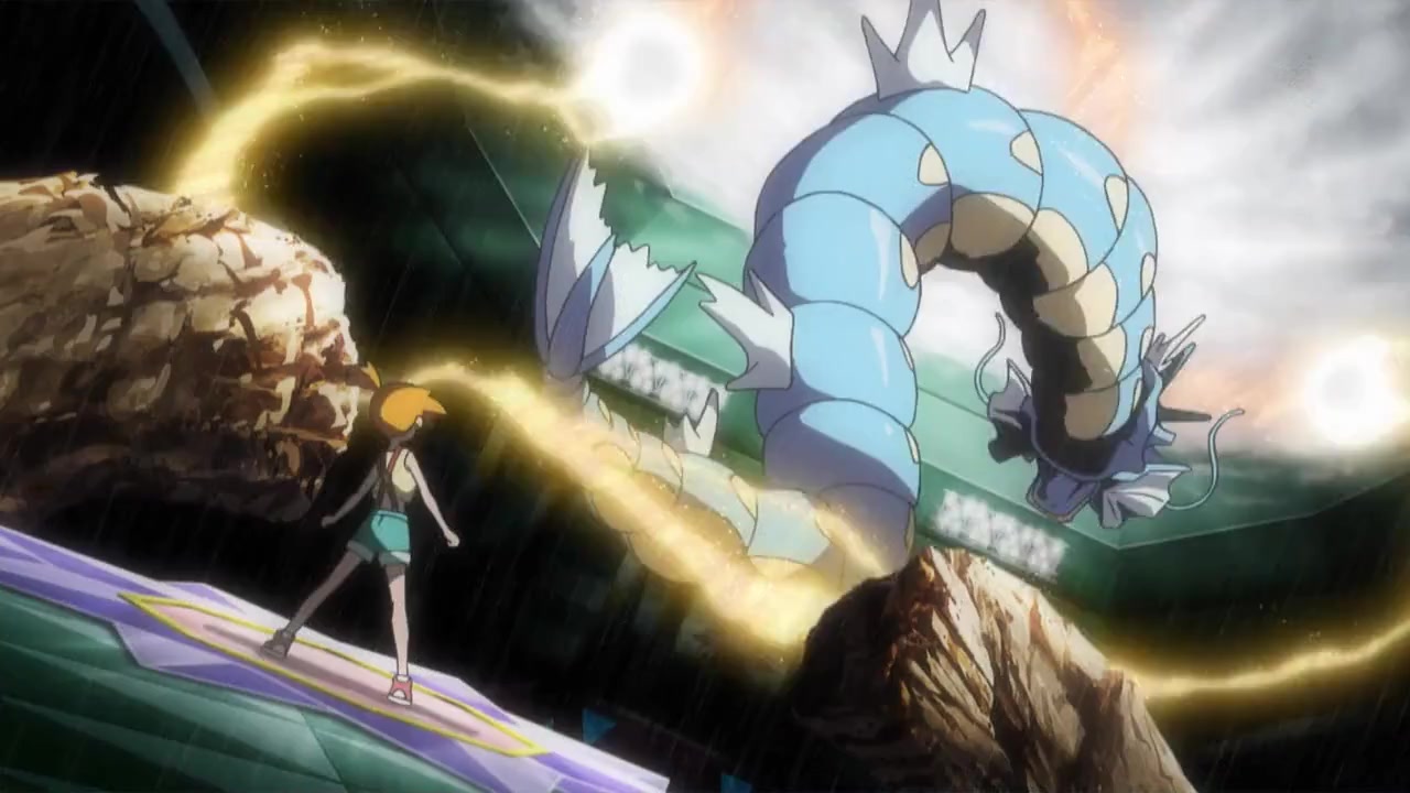 延迟漫剪精灵宝可梦日月43话小刚和小霞的mega进化