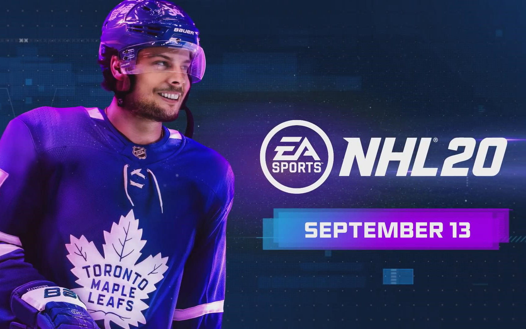 nhl 20 奥斯顿·马修斯 auston matthews 游戏宣传片