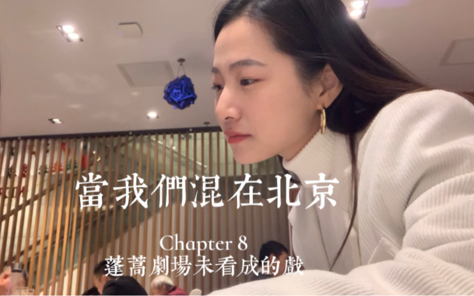 新浪潮VLOG|Chapter 8 北京蓬蒿剧场未看成的戏|湖北菜饭馆哔哩哔哩bilibili