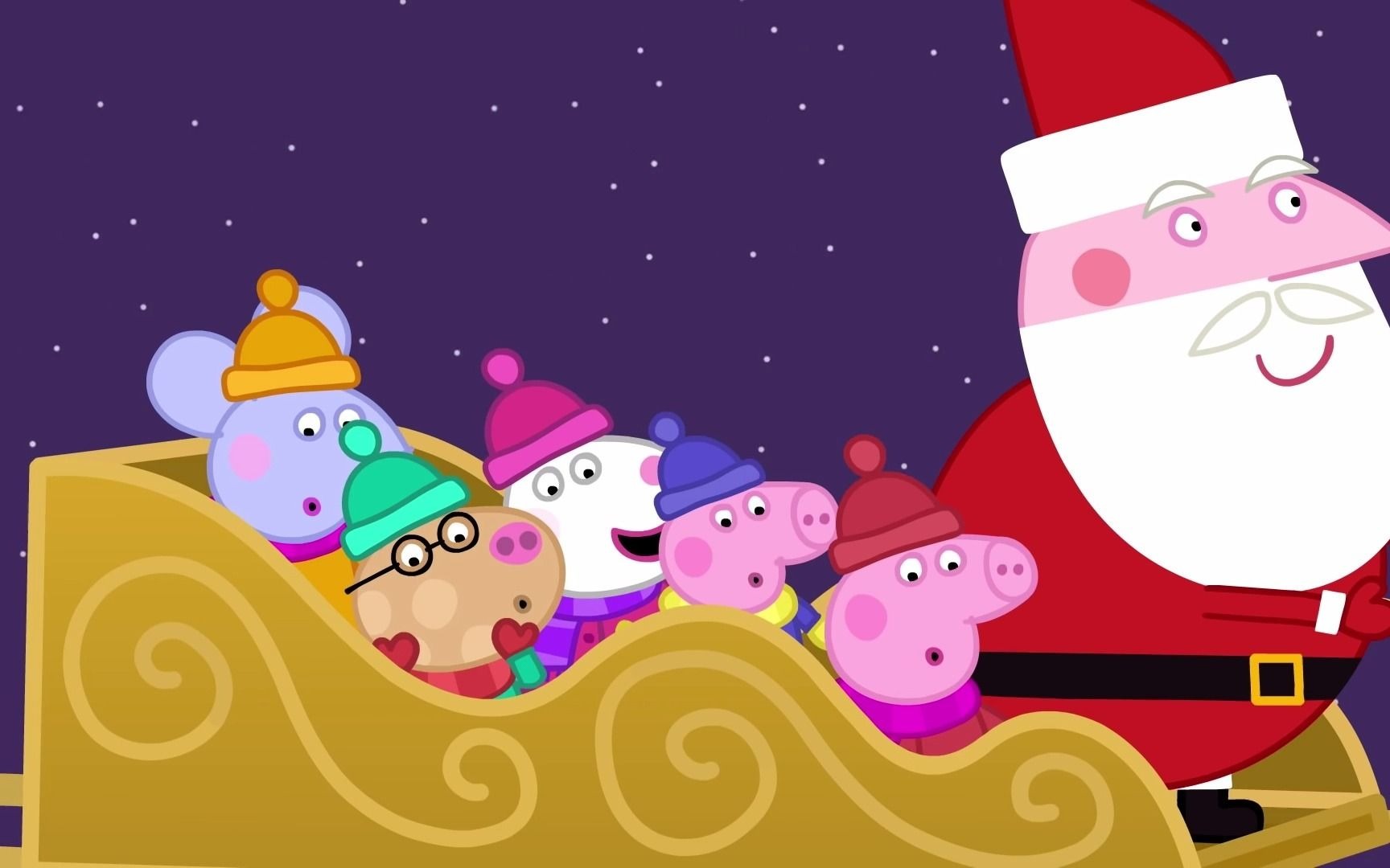 [图]少儿英语歌曲 圣诞节 Peppa Pig Jingle Bells