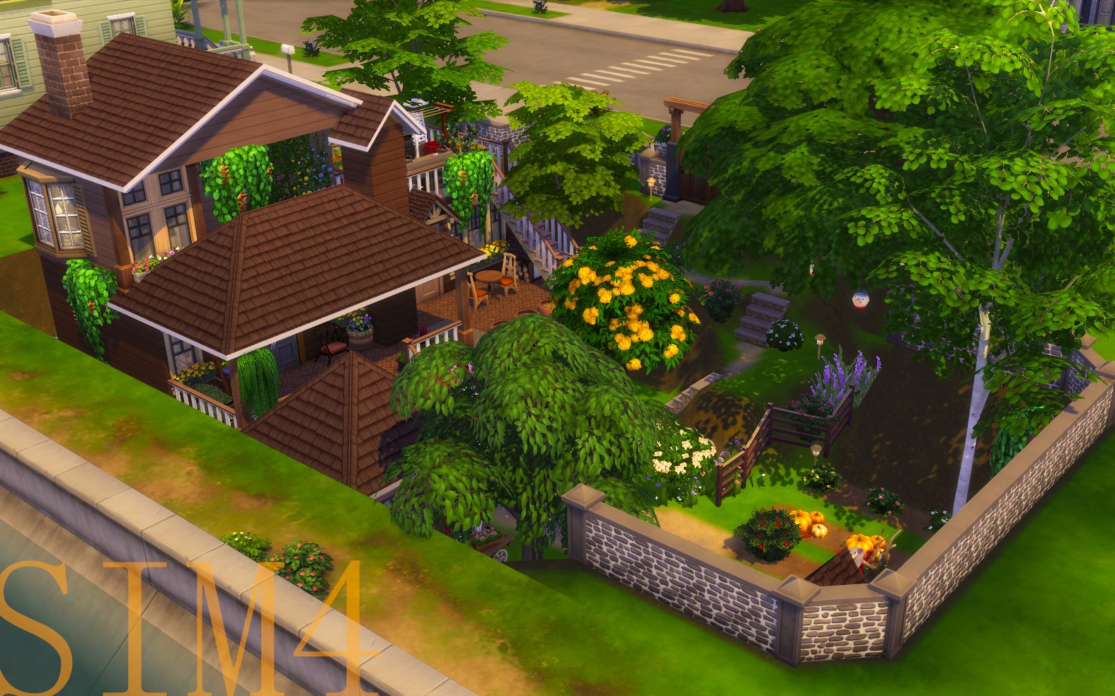 活动  【模拟人生4】温馨宁静的乡间田园小屋(下陷式地形)(nocc)