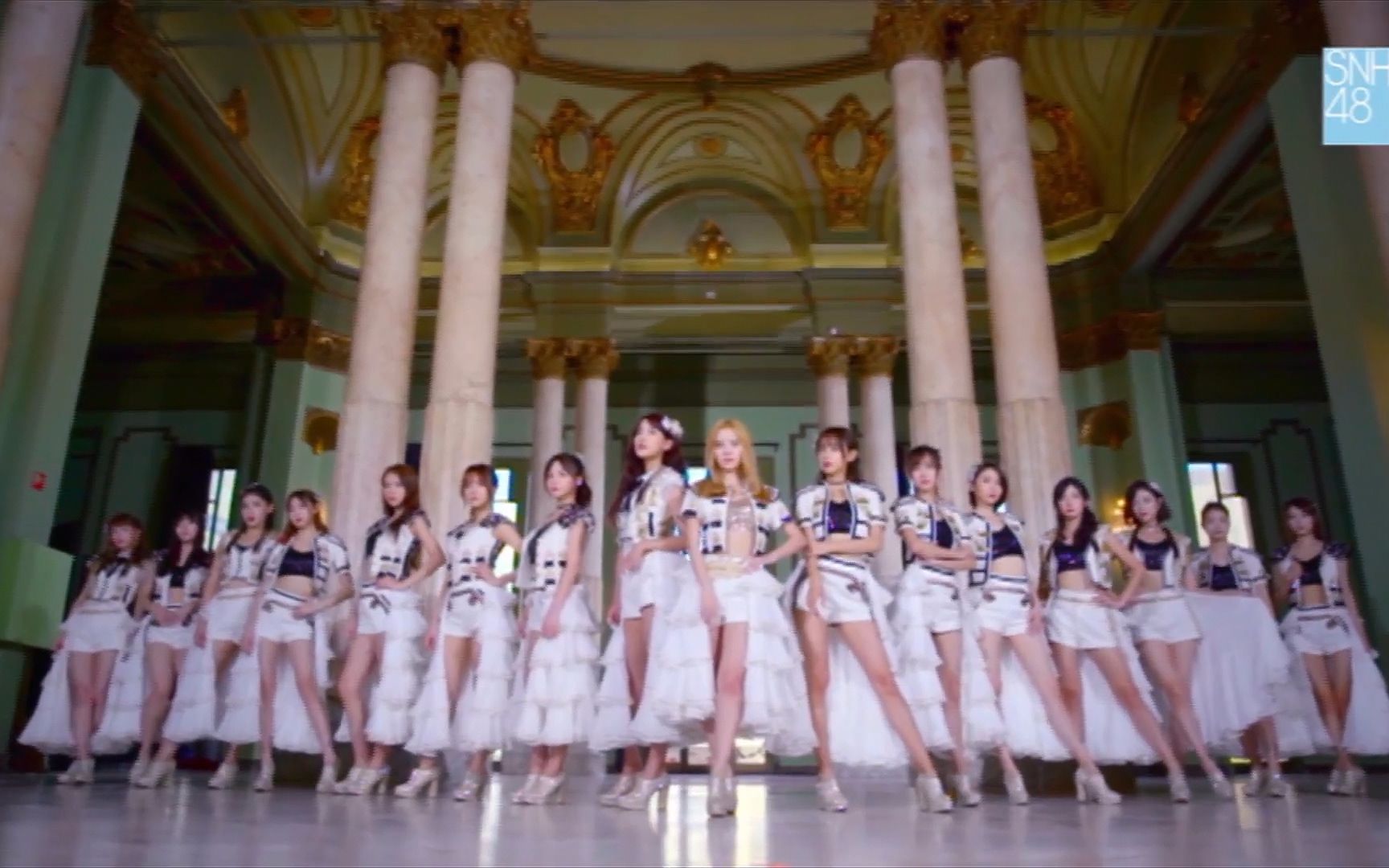 snh48《公主披风》拍摄花絮(白色版)