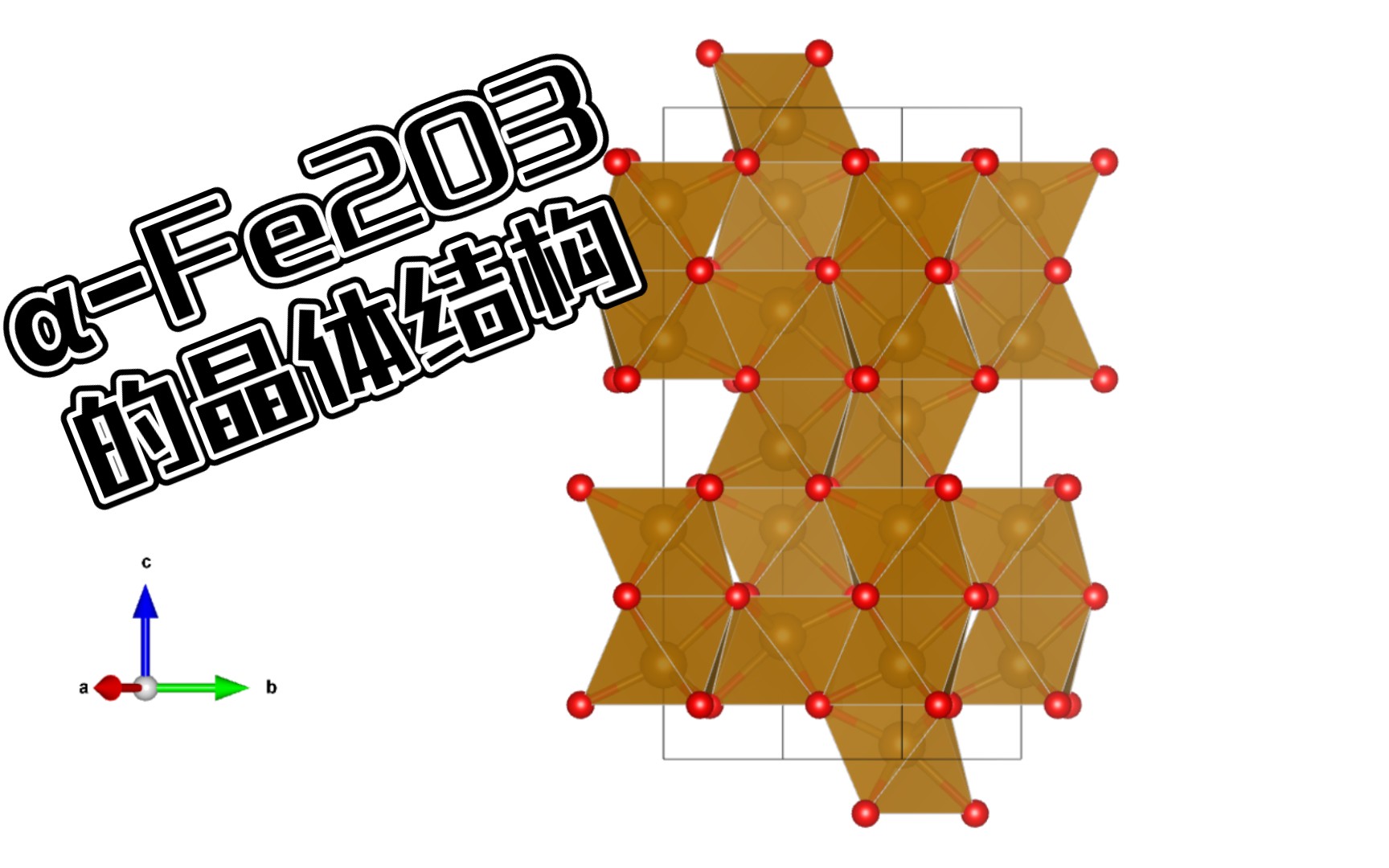 【晶体化学】三氧化二铁的晶体结构[课上分享]哔哩哔哩bilibili