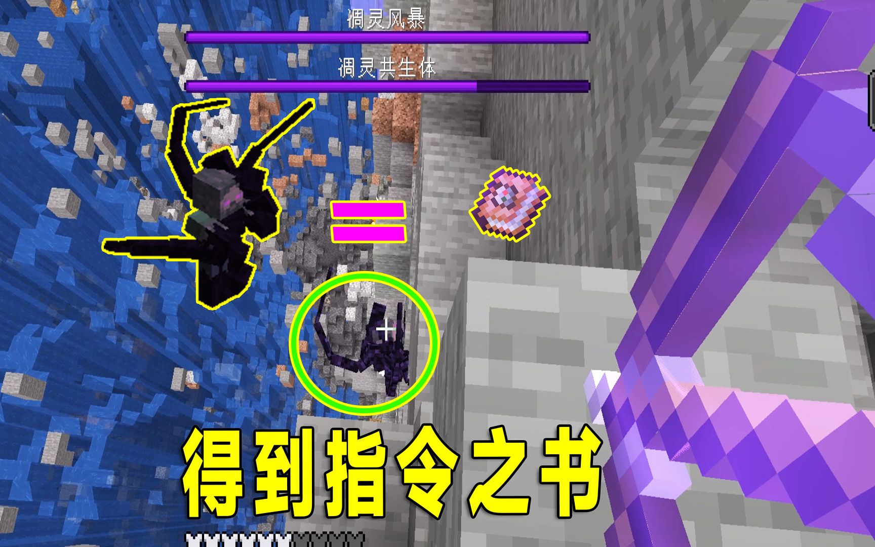我的世界联机20:首战告捷,拿下凋零共生体得到指令之书