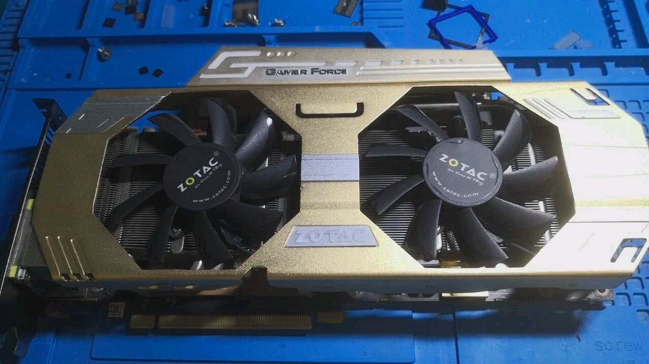 索泰gtx760顯卡維修故障不定時黑屏風扇狂轉時亮時不亮