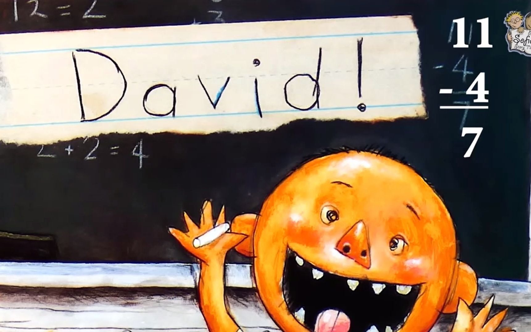 英文绘本《大卫去学校》David Goes to School哔哩哔哩bilibili