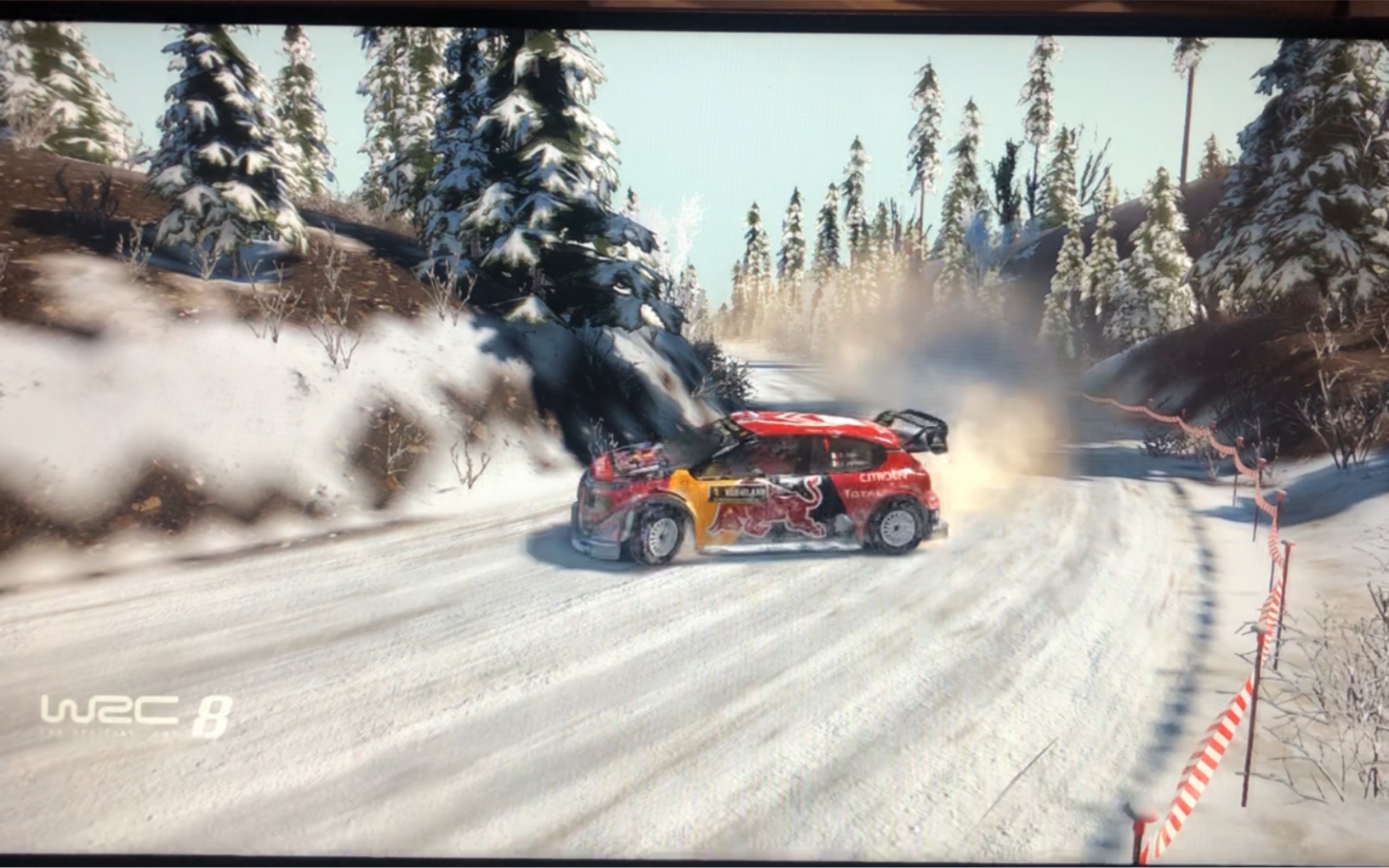 switch wrc 8 tv模式 瑞典赛道 屏摄 用pro手柄玩的最丝滑的一次
