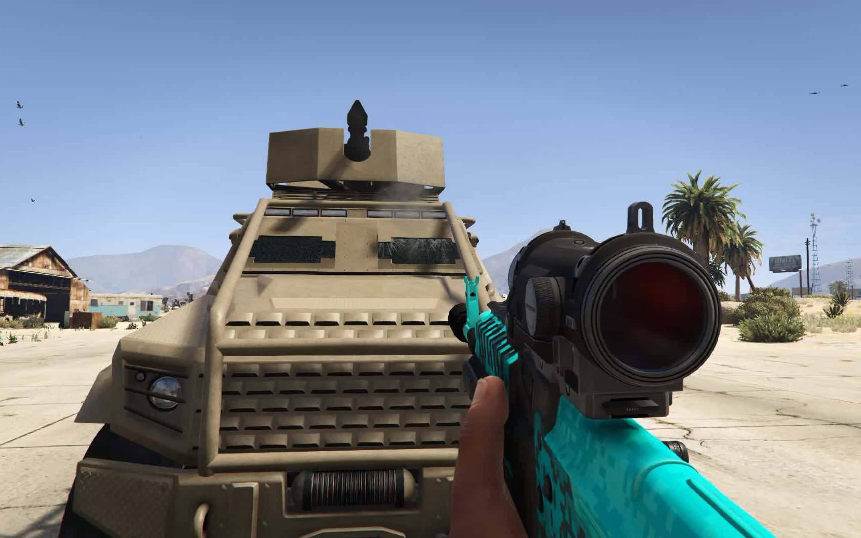 【gta5】叛乱分子改装版装甲板真的是纸糊的吗?_哔哩哔哩_bilibili