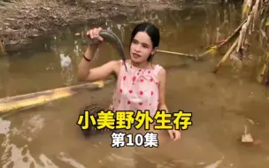 Télécharger la video: 小美野外生存，第10集，小美今天不钓鱼了，直接下水摸鱼，小美这浑水摸鱼的本领不差吧 #野外生存