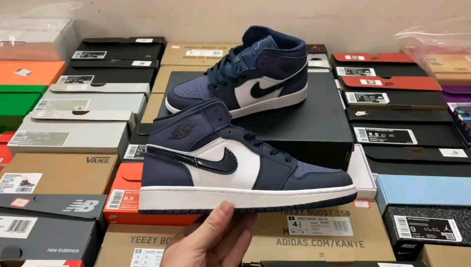 99aj1 mid桑德紫#aj##潮鞋