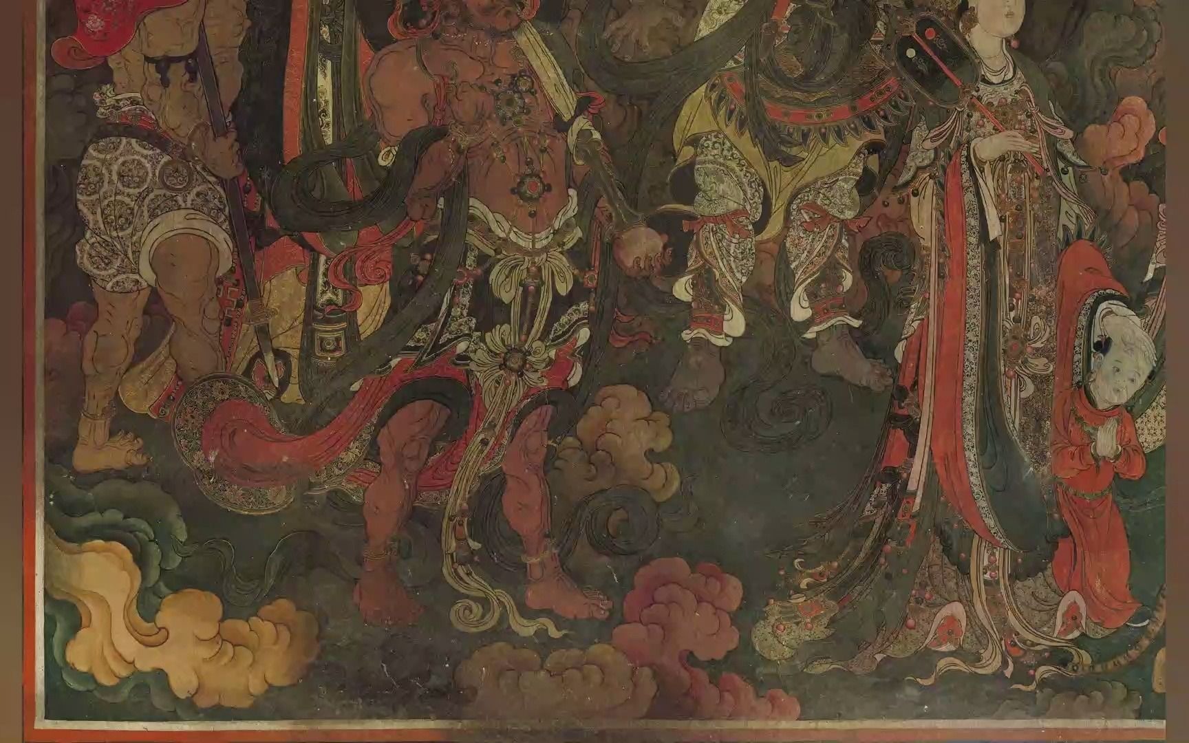 法海寺壁画 帝释天西 高清绘画赏析 名画欣赏 细节鉴赏 佛教绘画哔哩哔哩bilibili