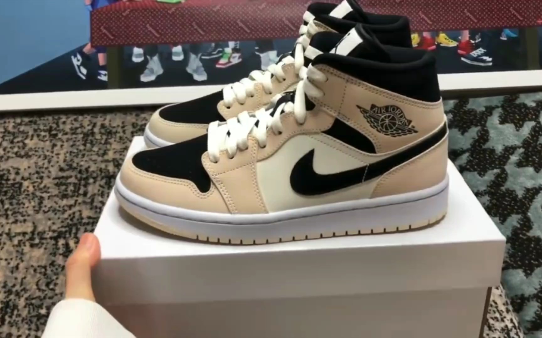 【aj】aj1奶茶色_哔哩哔哩_bilibili