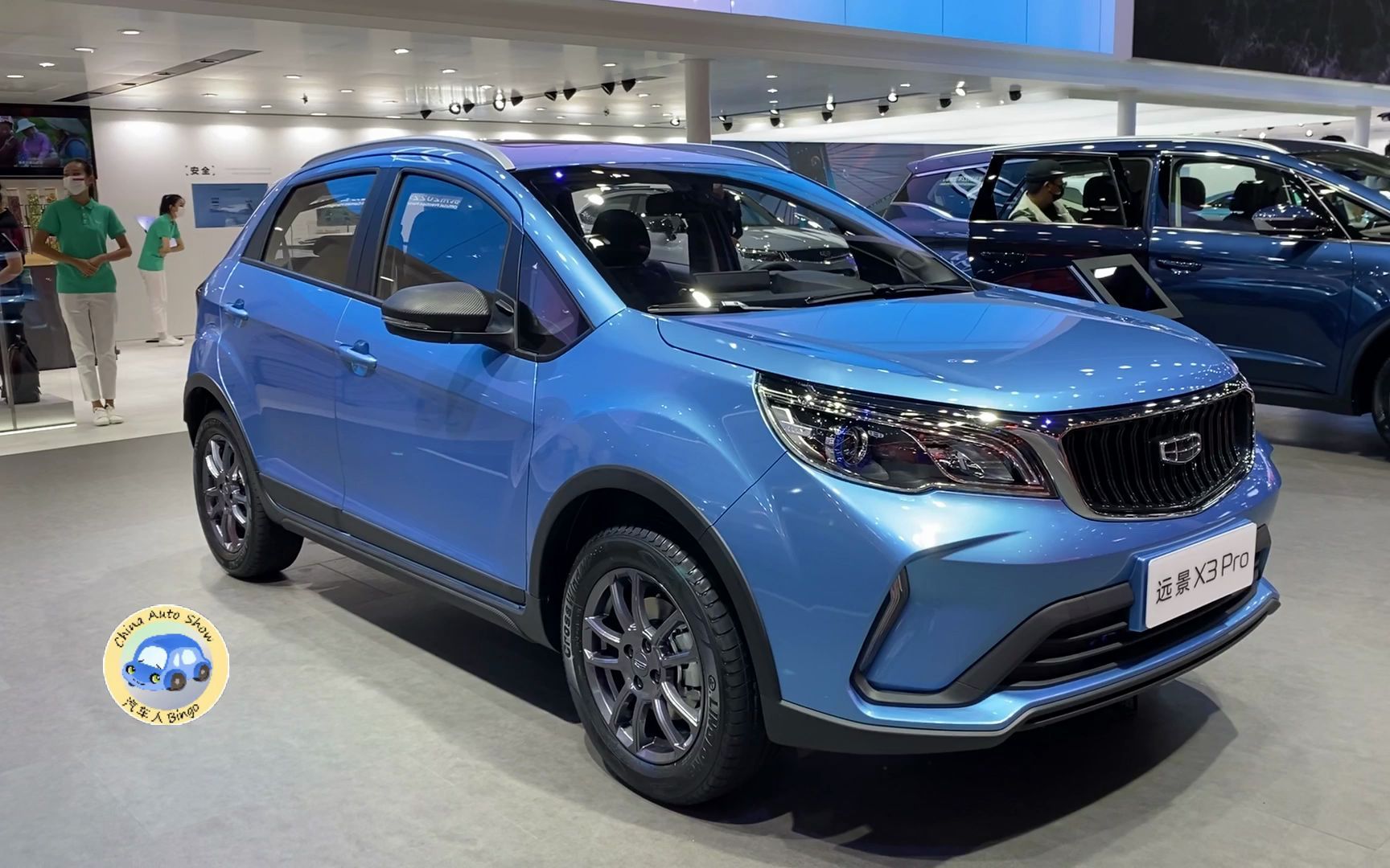 2021款吉利远景x3 pro车展实拍,静态体验后,买不买做个参考