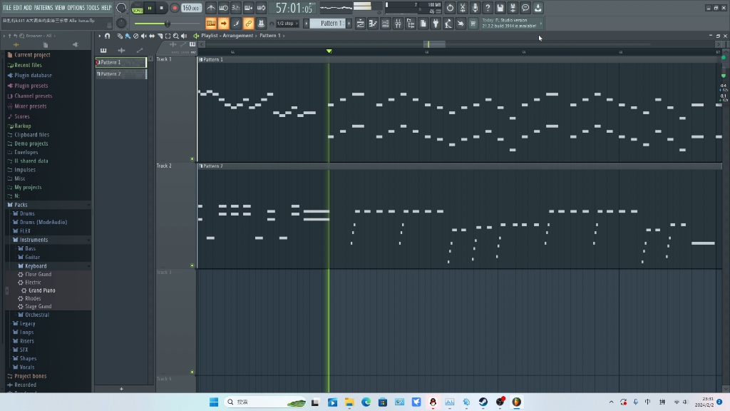 【fl studio】莫扎特k331 a大调奏鸣曲第三乐章 - alla turca(土耳其