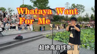 Download Video: 不会真有人能街头唱亚当的《whataya want from me》吧？！！