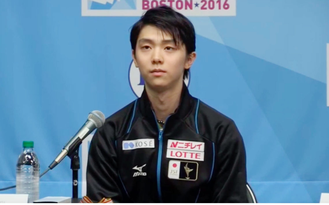 羽生結弦2016花樣滑冰世錦賽fs記者會高清