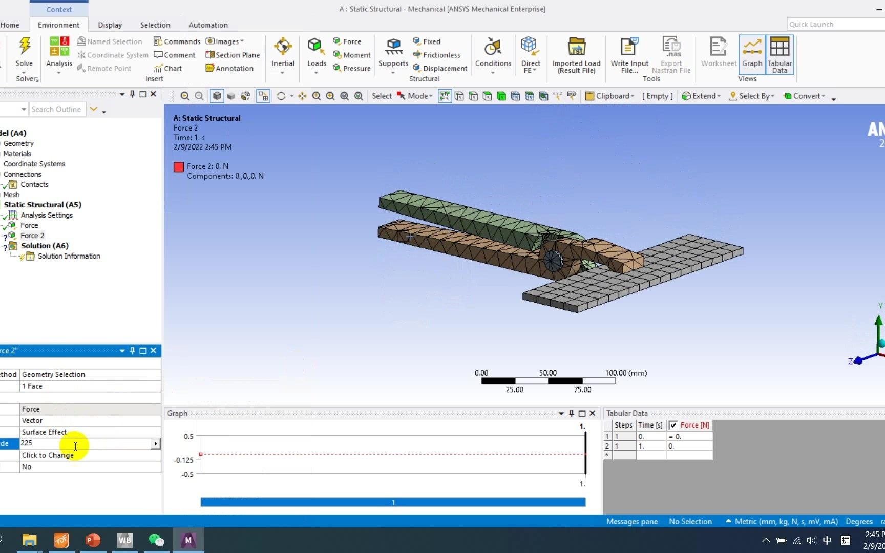 ansys 虎钳分析练习——bonded & frictionless接触类型哔哩哔哩bilibili