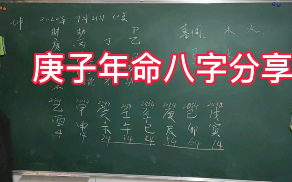 庚子年命八字分享哔哩哔哩bilibili