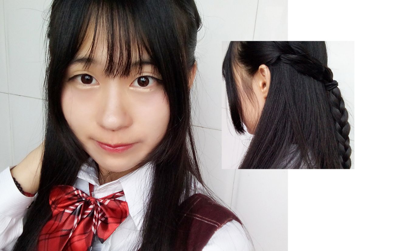 动漫发型教程刀剑神域亚丝娜与全职高手苏沐橙发型模仿教程