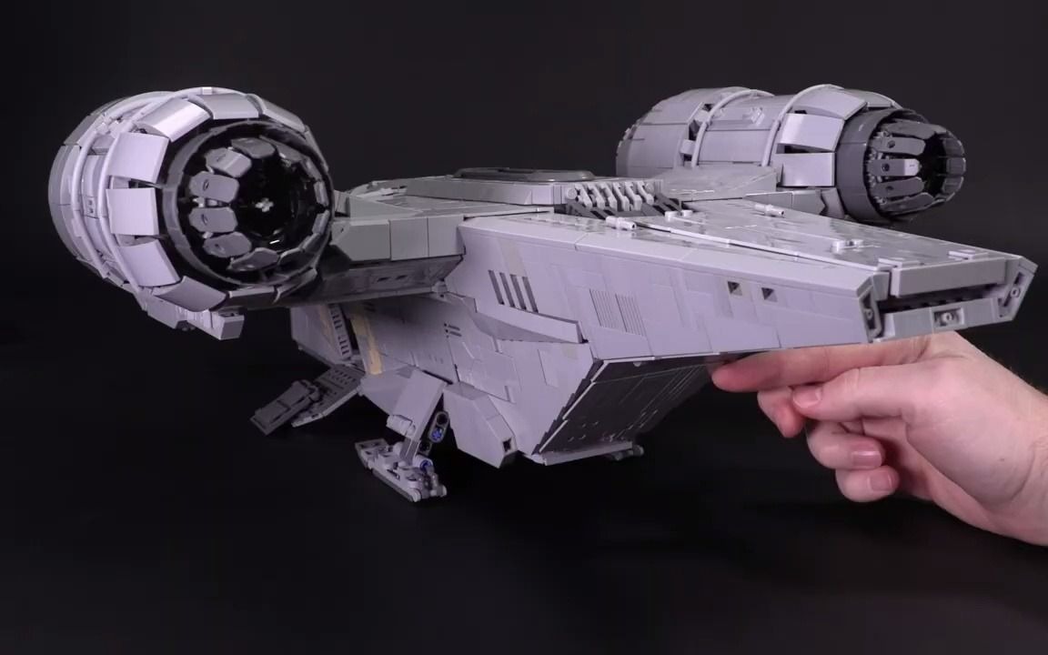 砌砖小哥乐高moc展示剃刀冠号moc