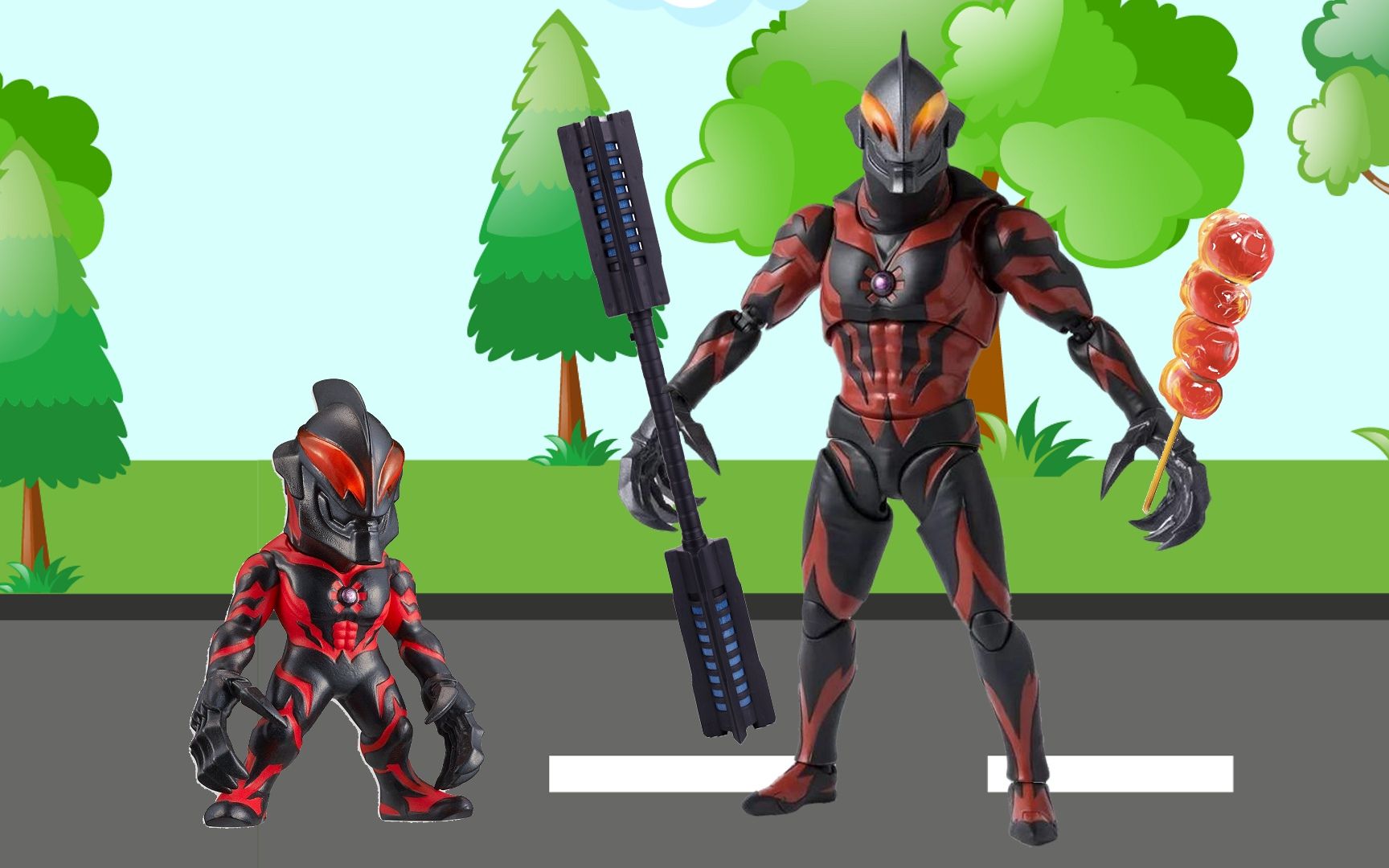 【奥特曼小故事】小赛罗变成小贝利亚了,该怎么办呢?