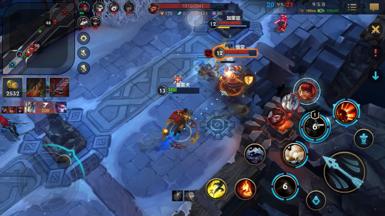 lol手游wildrift-限时模式 极地大乱斗体验