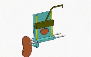 下载视频: 机械原理动画第178集：双凸轮控制二维移动机构
