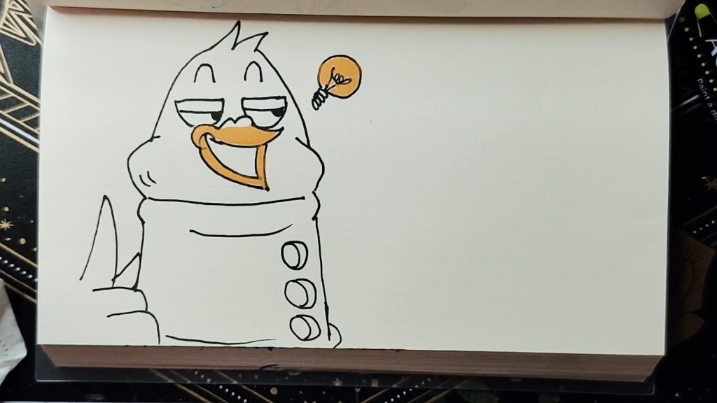 无聊画画鸽子表情包简笔画_哔哩哔哩_bilibili