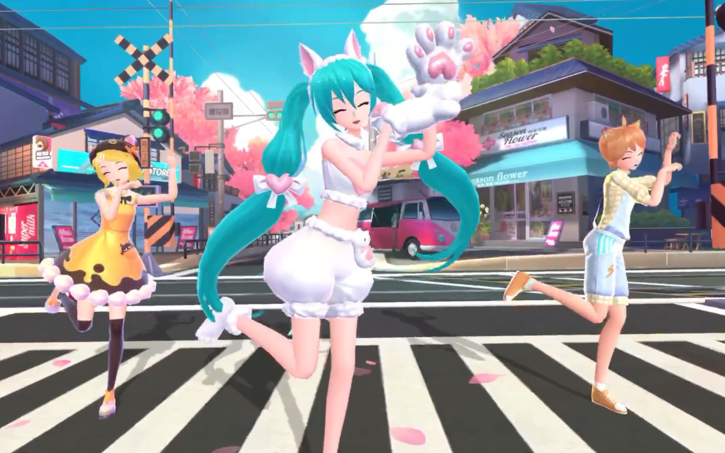 初音未来:梦幻歌姬 喵喵喵喵喵 mv_哔哩哔哩_bilibili