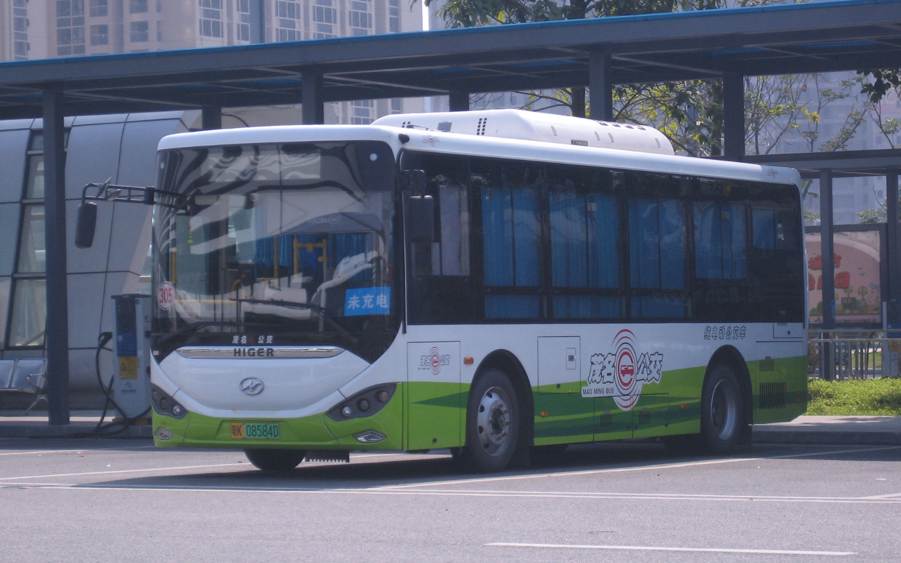 茂名公交 海格蔚蓝klq6856gaevn3