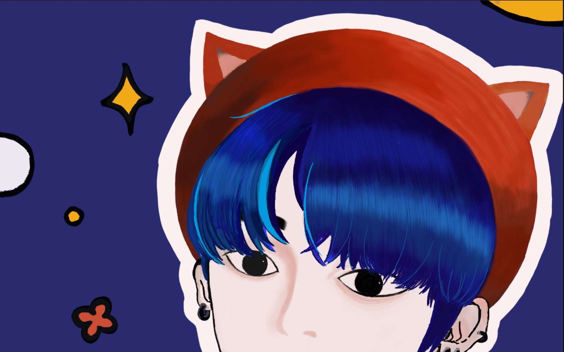 【procreate】狐狸崔连准_哔哩哔哩_bilibili