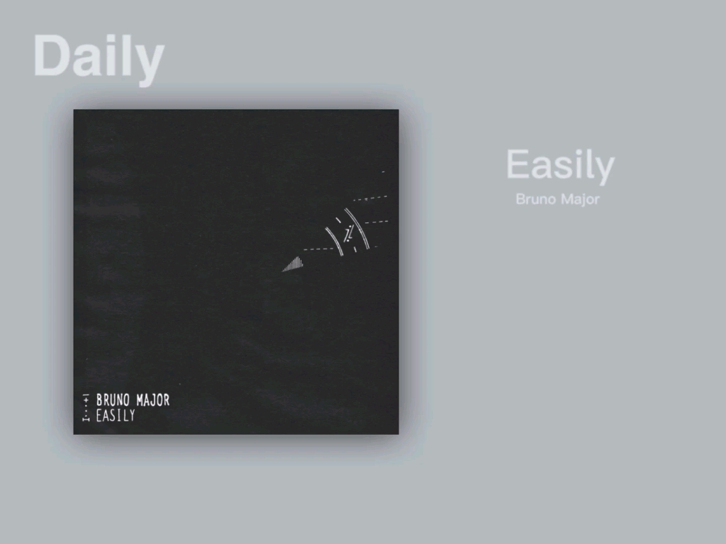 [图]日推歌单丨英语R&B丨《Easily》